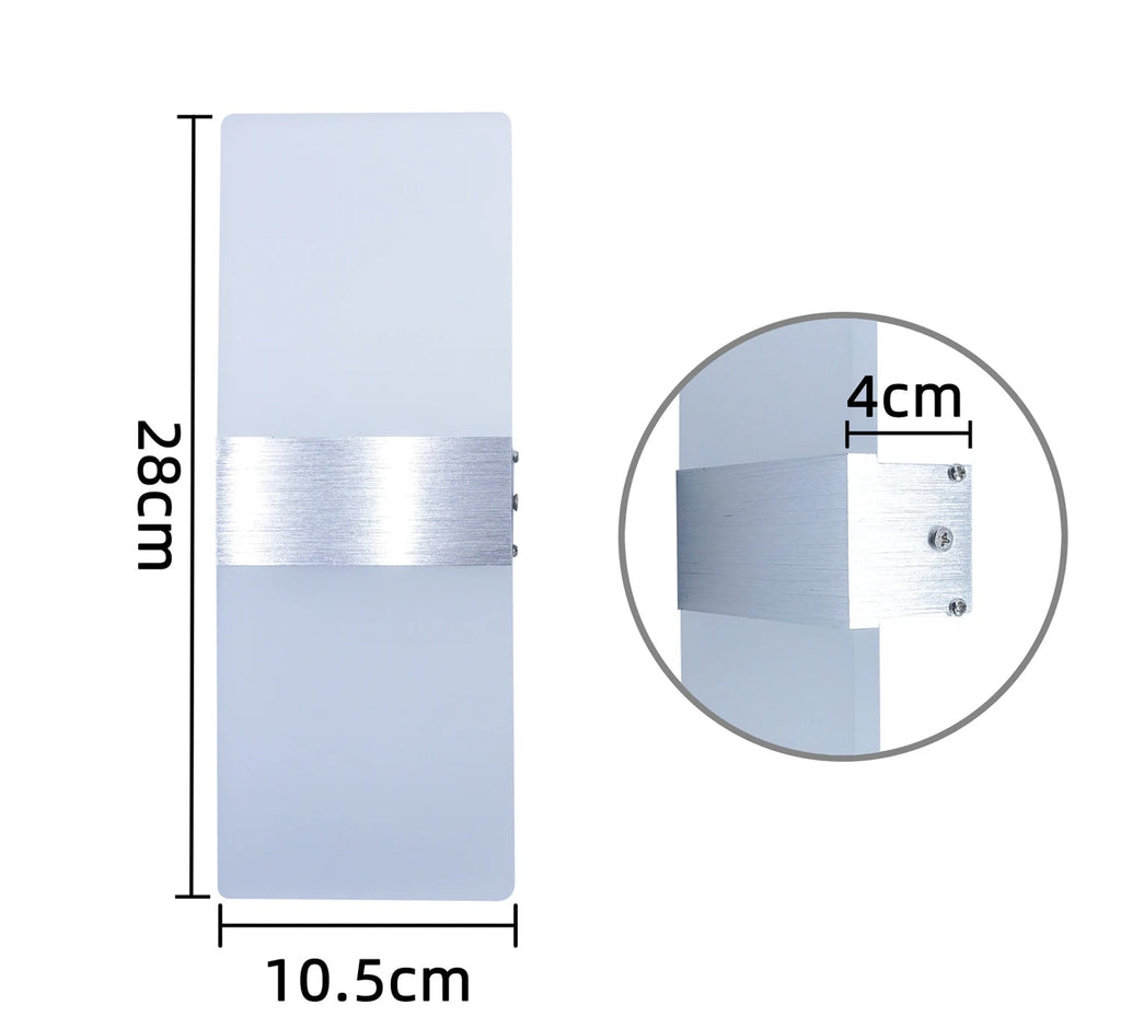 Applique Murale Rectangulaire "Slim" – Design LED Minimaliste Mes Luminaires
