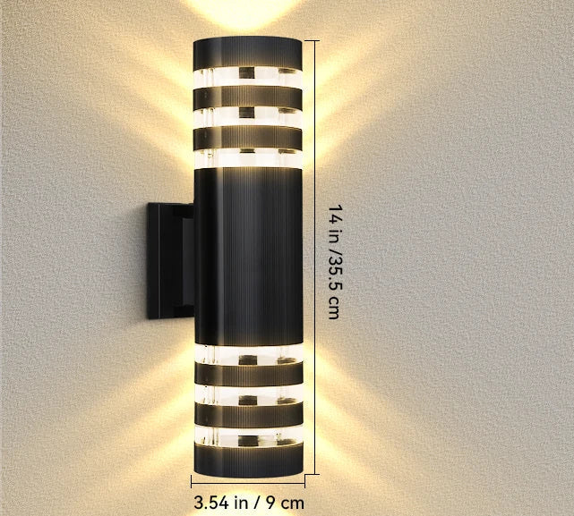 Applique Murale "Sablier" – Éclairage Haut et Bas à Double Faisceau Mes Luminaires