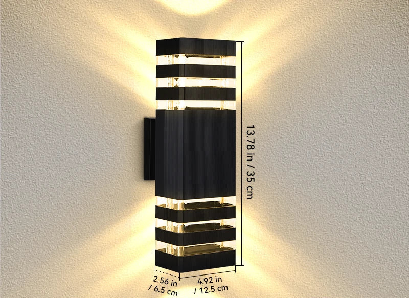 Applique Murale "Sablier" – Éclairage Haut et Bas à Double Faisceau Mes Luminaires