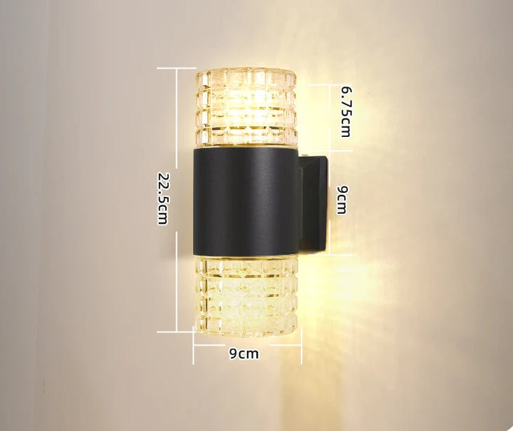 Applique Murale "Sablier" – Éclairage Haut et Bas à Double Faisceau Mes Luminaires