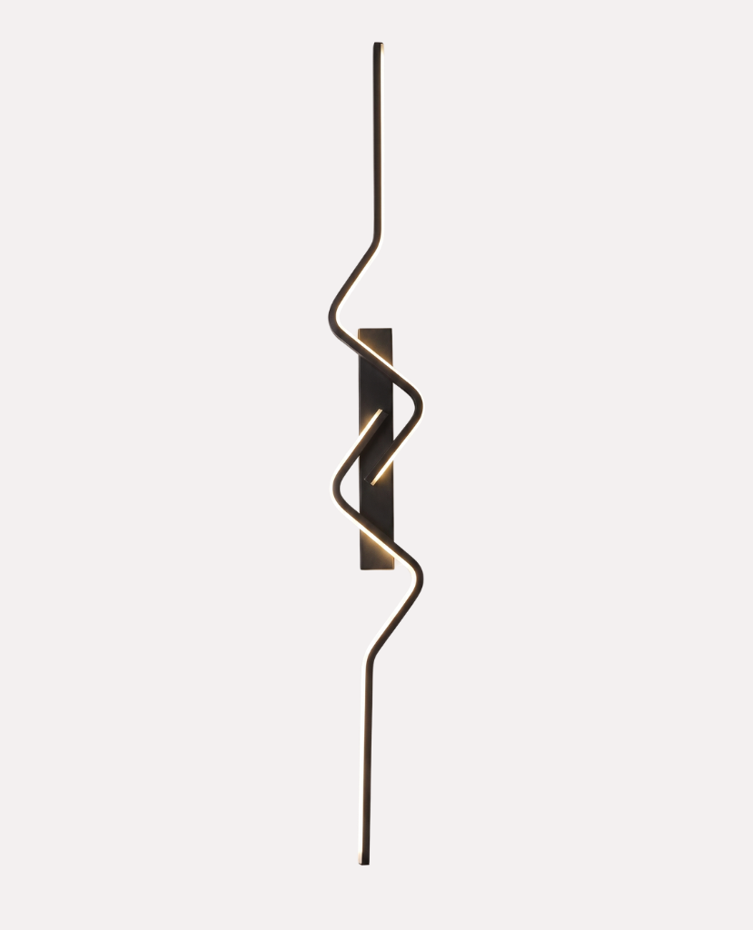 Applique Murale "Snake" – Luminaire LED au Design Ondulé Minimaliste Mes Luminaires