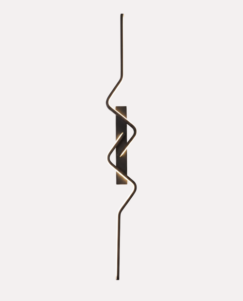 Applique Murale "Snake" – Luminaire LED au Design Ondulé Minimaliste Mes Luminaires
