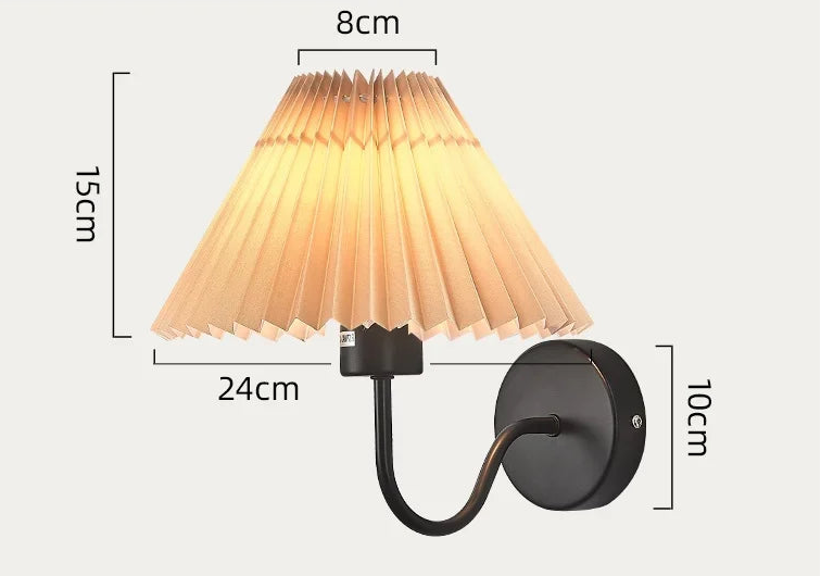 Applique Murale Vintage "Accordéon" – Structure Laiton Antique Mes Luminaires