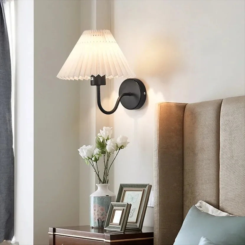 Applique Murale Vintage "Accordéon" – Structure Laiton Antique Mes Luminaires
