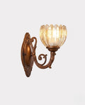 Applique Murale Vintage en Bronze et Verre Mes Luminaires