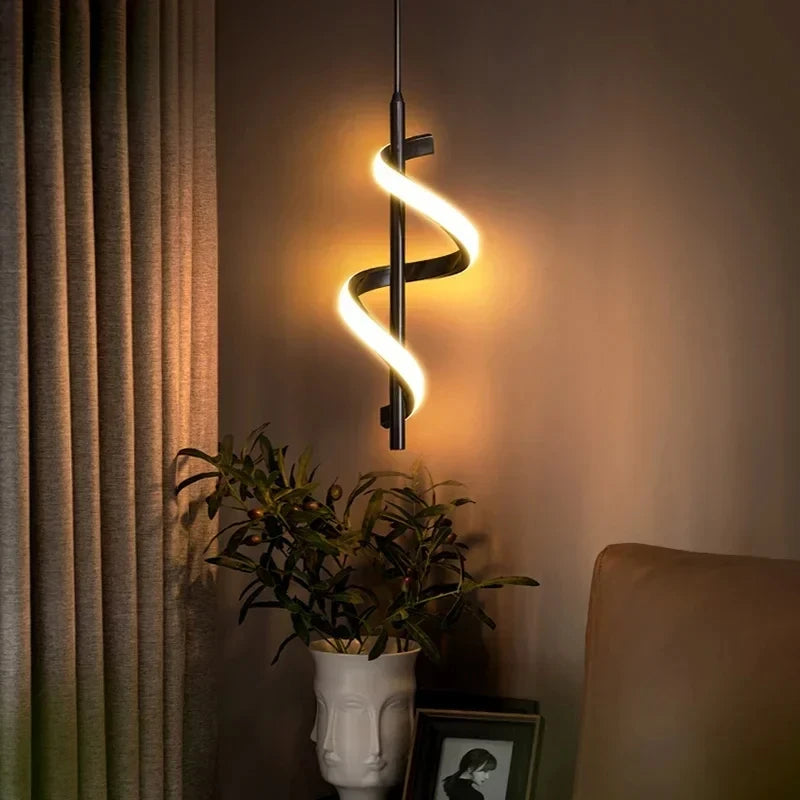 Applique "Vortex" – Sculpture Lumineuse LED au Design Circulaire Mes Luminaires