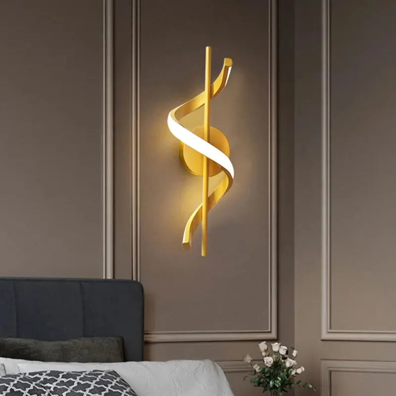 Applique "Vortex" – Sculpture Lumineuse LED au Design Circulaire Mes Luminaires