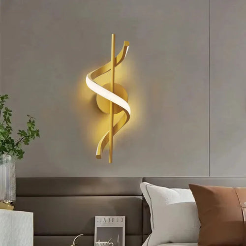 Applique "Vortex" – Sculpture Lumineuse LED au Design Circulaire Mes Luminaires