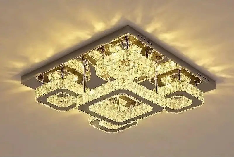 Grand Plafonnier de Salon "Majestic" – Lustre LED pour Grand Espace Mes Luminaires