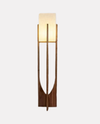 Lampadaire Design Vertical en Bois – Éclairage Doux Salon Mes Luminaires