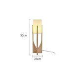 Lampadaire Design Vertical en Bois – Éclairage Doux Salon Mes Luminaires