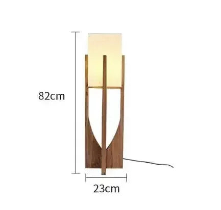 Lampadaire Design Vertical en Bois – Éclairage Doux Salon Mes Luminaires