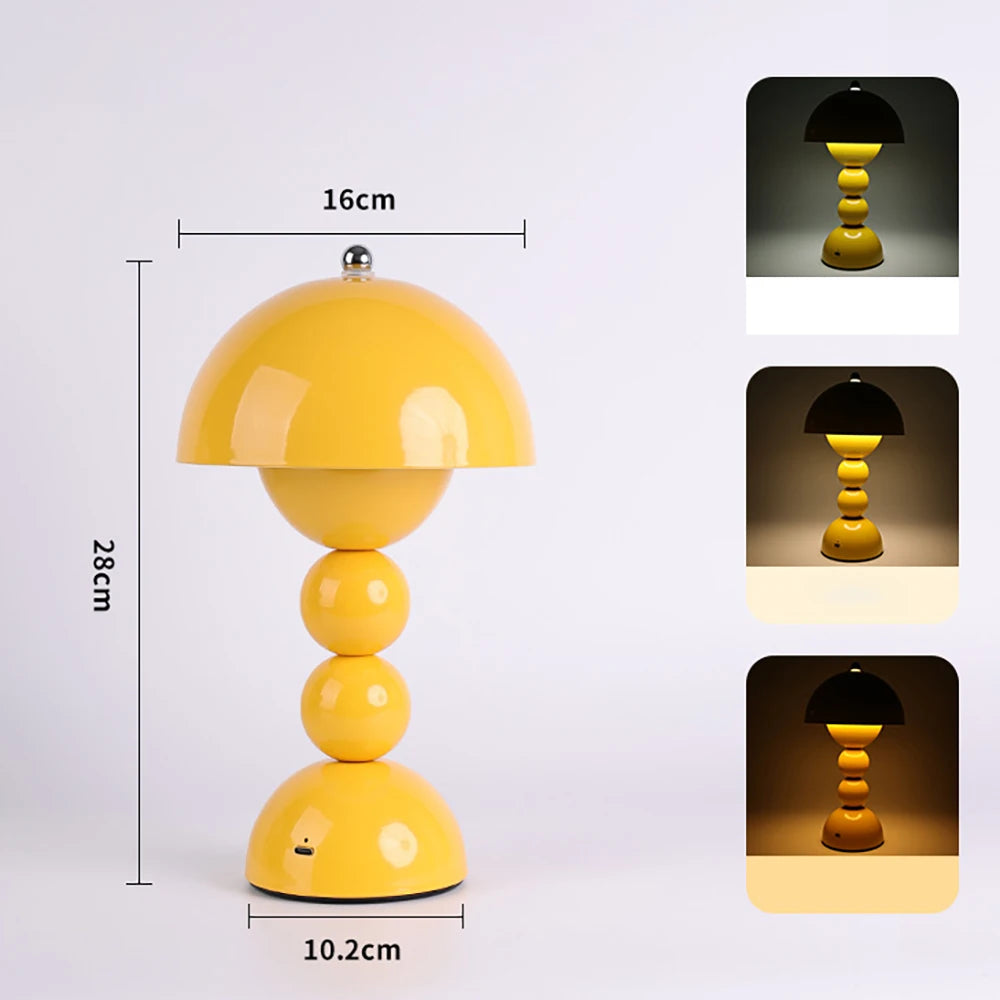 Lampe à Poser "Pop Bubble" – Design Rétro-Chic Laqué Mes Luminaires