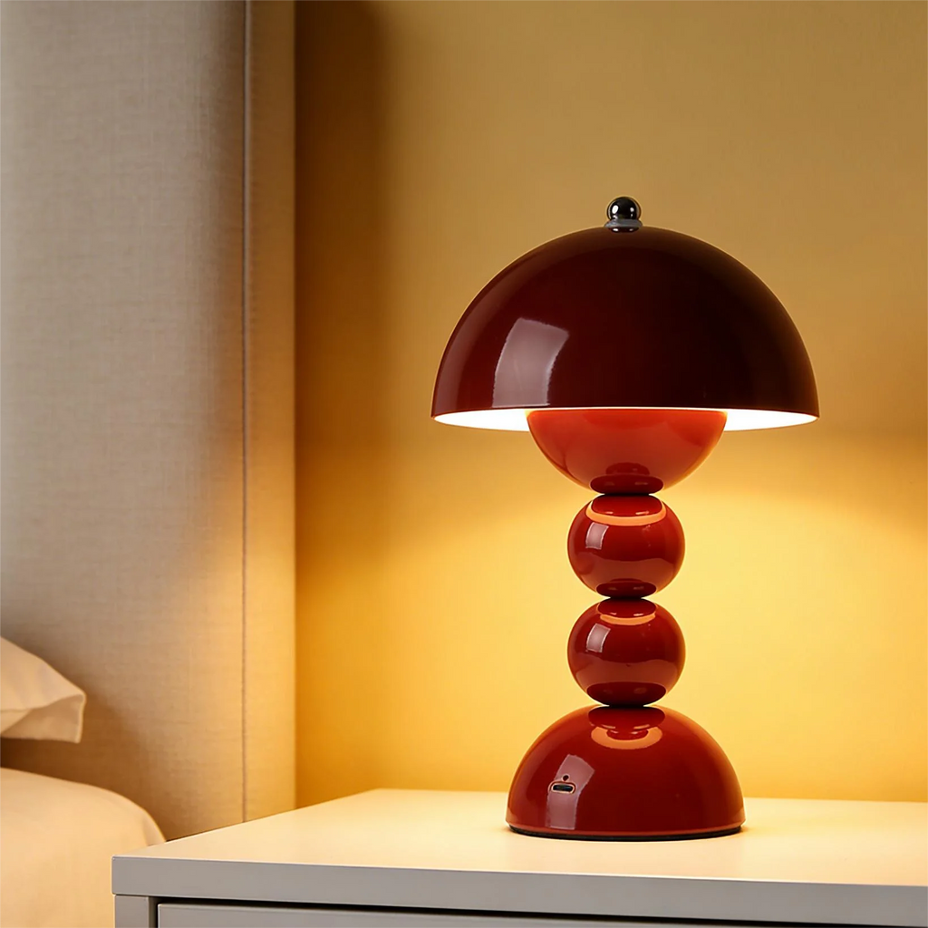 Lampe à Poser "Pop Bubble" – Design Rétro-Chic Laqué Mes Luminaires