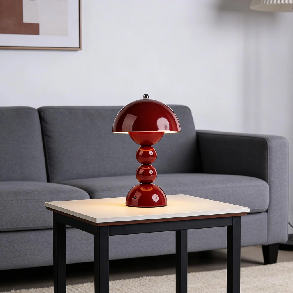 Lampe à Poser "Pop Bubble" – Design Rétro-Chic Laqué Mes Luminaires