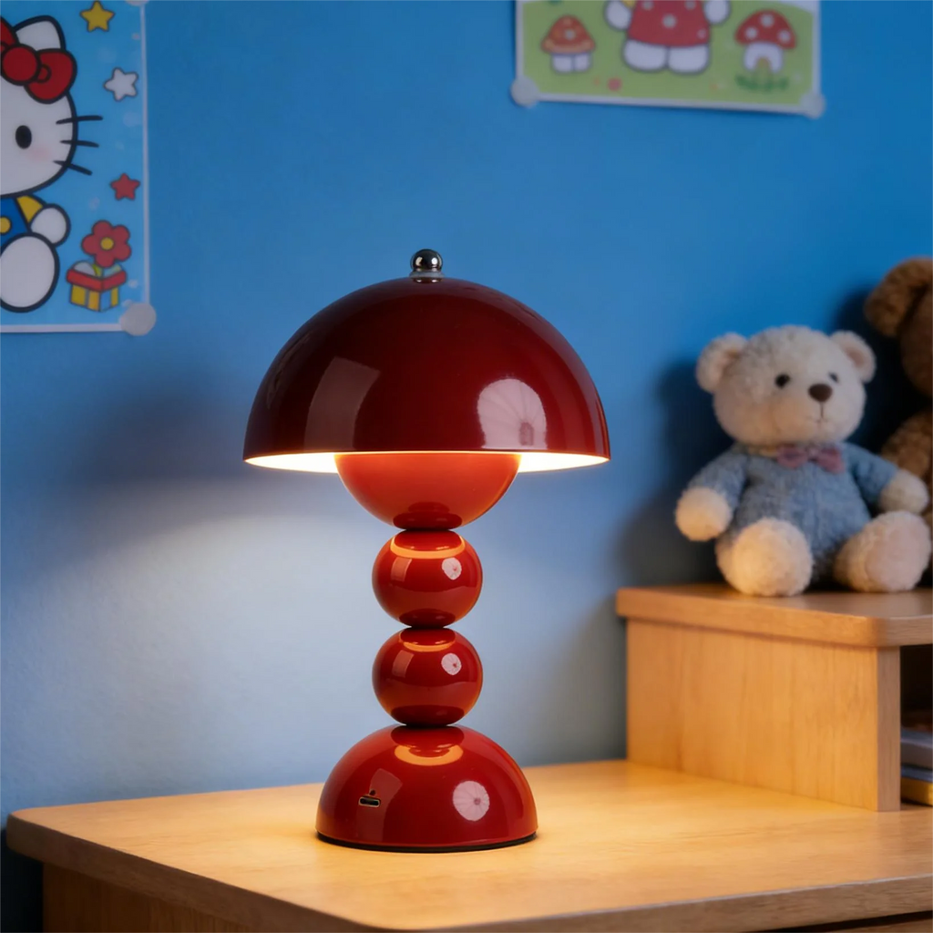 Lampe à Poser "Pop Bubble" – Design Rétro-Chic Laqué Mes Luminaires