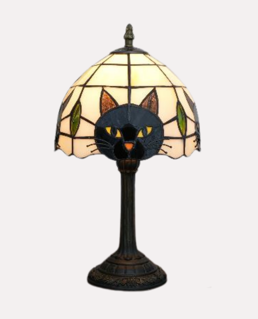 Lampe d'Ambiance "Chat Nocturne" – Éclairage Doux en Résine Mes Luminaires