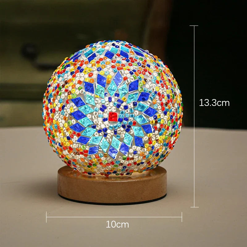 Lampe d'Ambiance "Kaleidoscope" – Sphère Lumineuse LED Multi-couleurs Mes Luminaires