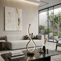Lampe de Bureau Design  – Forme Ondulée Moderne Mes Luminaires
