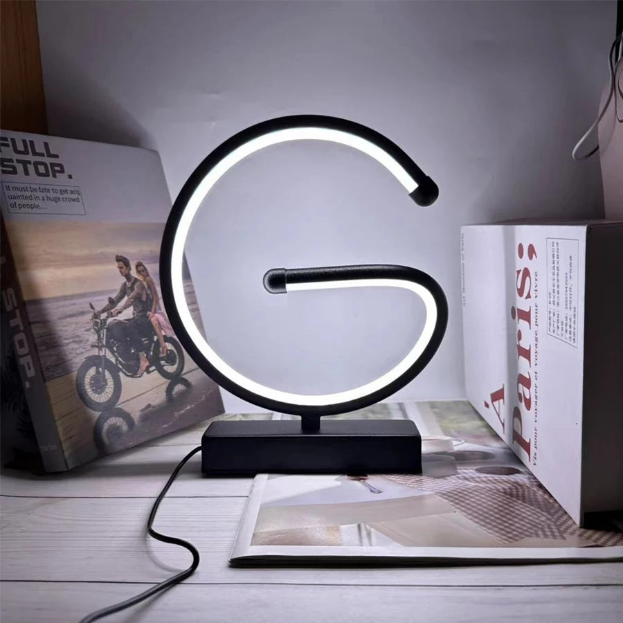 Lampe de Bureau Design  – Forme Ondulée Moderne Mes Luminaires