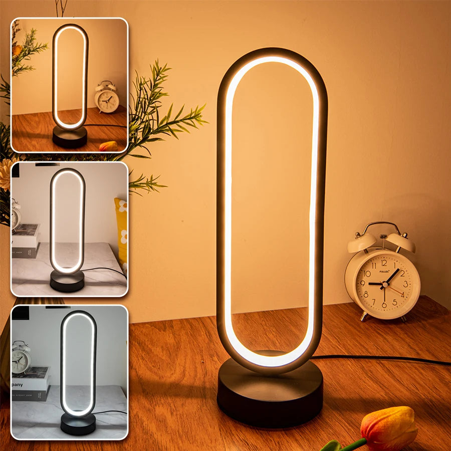 Lampe de Bureau Design  – Forme Ondulée Moderne Mes Luminaires