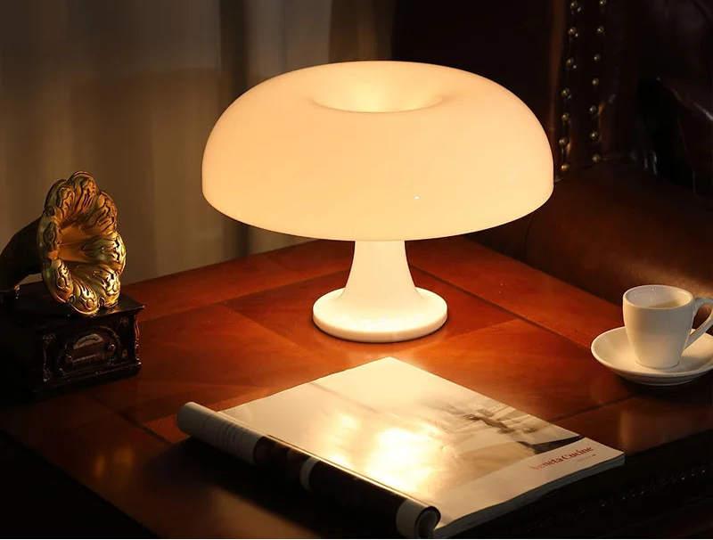 Lampe de Chevet "Donut" – Veilleuse Ronde en Verre au Design Organique Mes Luminaires