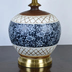 Lampe de Table Bleu Classique "Heritage" – Pied en Céramique Peinte Mes Luminaires