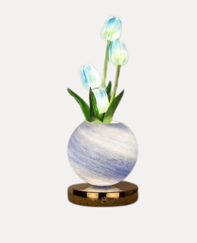 Lampe de Table "Bouquet de Lumière" – Fleurs Lumineuses Mes Luminaires