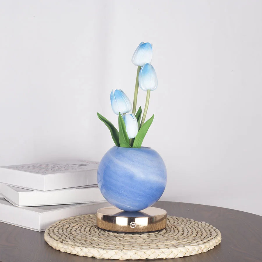 Lampe de Table "Bouquet de Lumière" – Fleurs Lumineuses Mes Luminaires