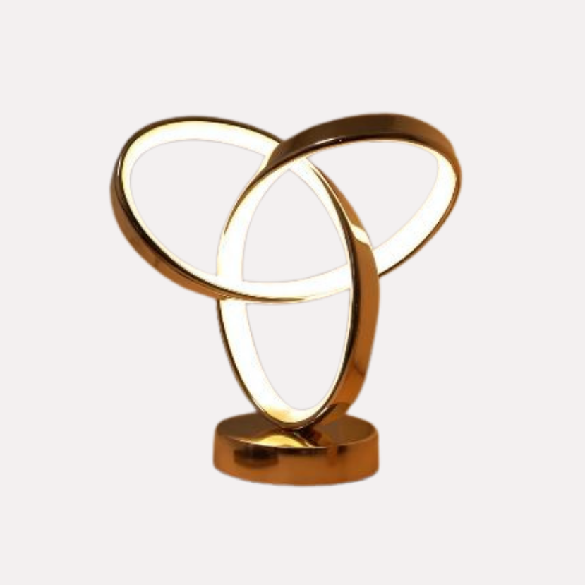 Lampe de Table LED "Eternity" – Design Anneaux Entrelacés Mes Luminaires