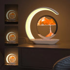 Lampe de Table "Oasis" – Design Circulaire avec Art du Sable Dynamique Mes Luminaires
