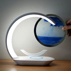 Lampe de Table "Oasis" – Design Circulaire avec Art du Sable Dynamique Mes Luminaires