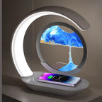 Lampe de Table "Oasis" – Design Circulaire avec Art du Sable Dynamique Mes Luminaires