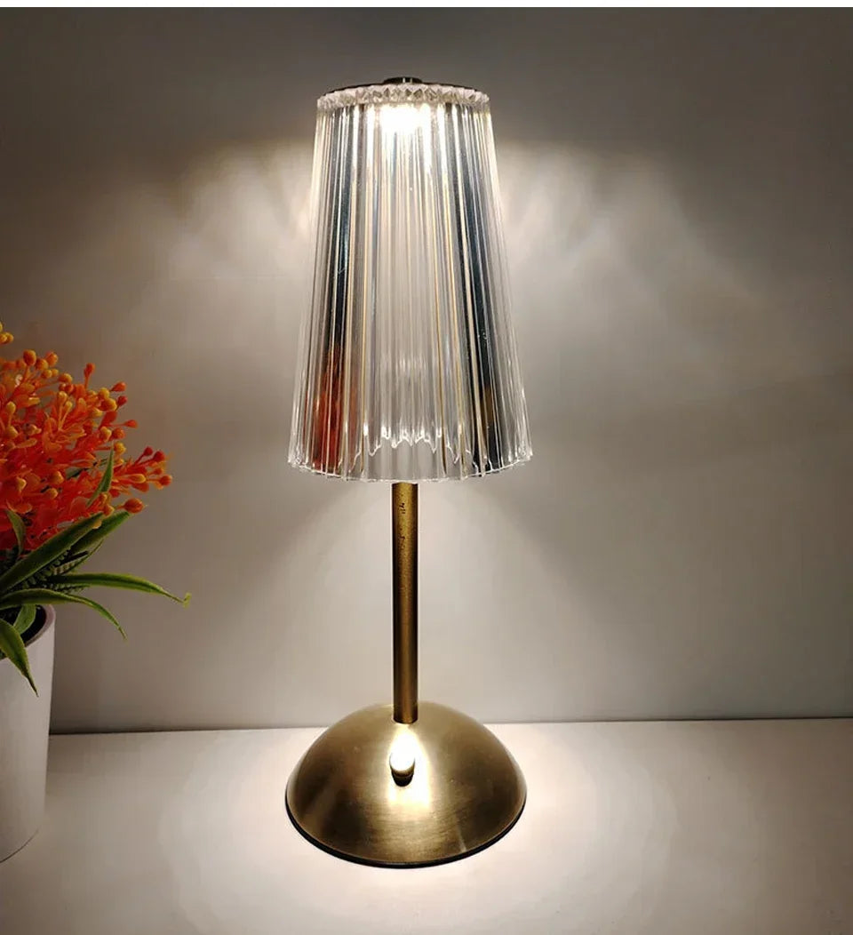Lampe de Table "Prisme" – Effet Lumineux Diamant et Design Cristal Mes Luminaires