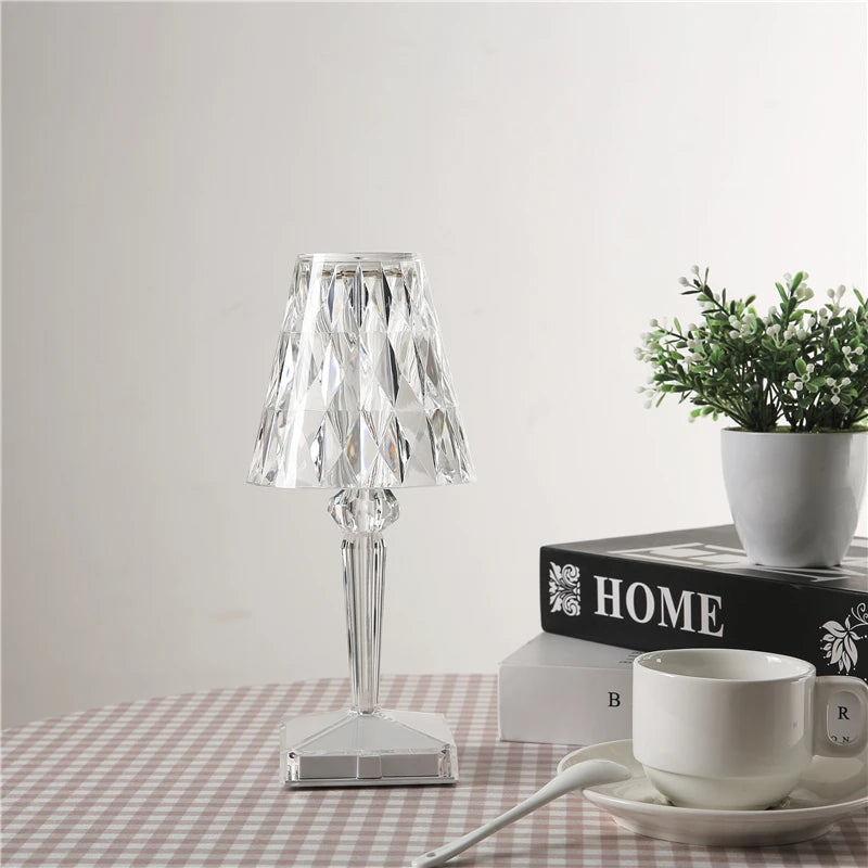 Lampe de Table "Prisme" – Luminaire en Acrylique à Effet Cristal Mes Luminaires