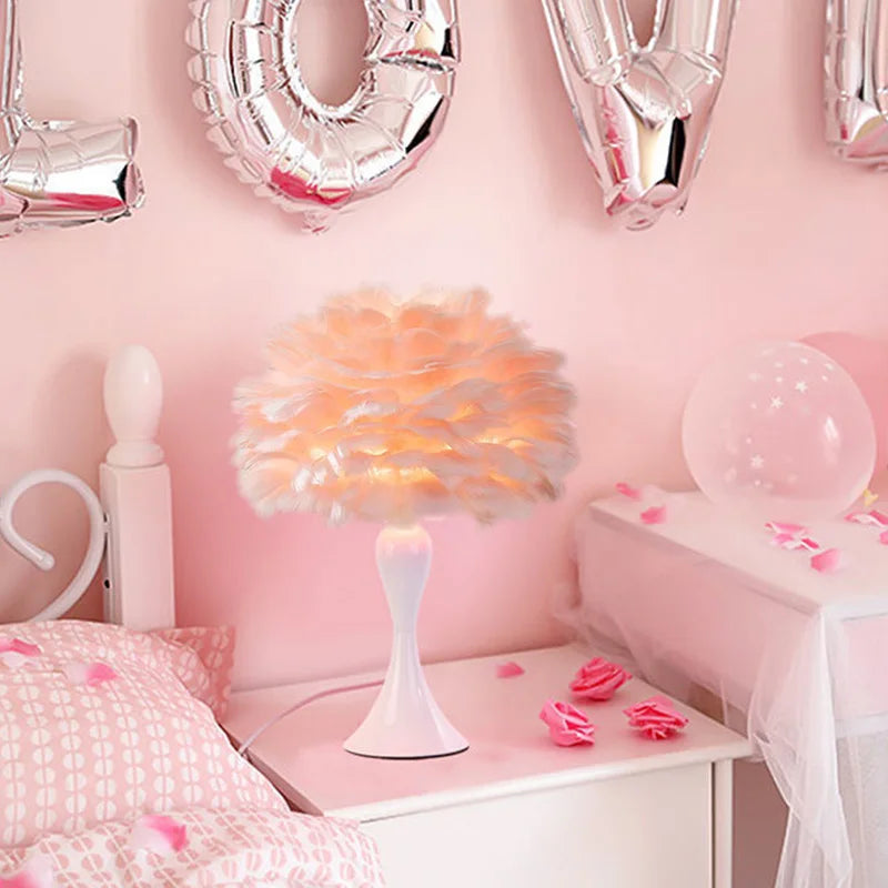 Lampe Décorative Plumes – Veilleuse d'Ambiance Mes Luminaires