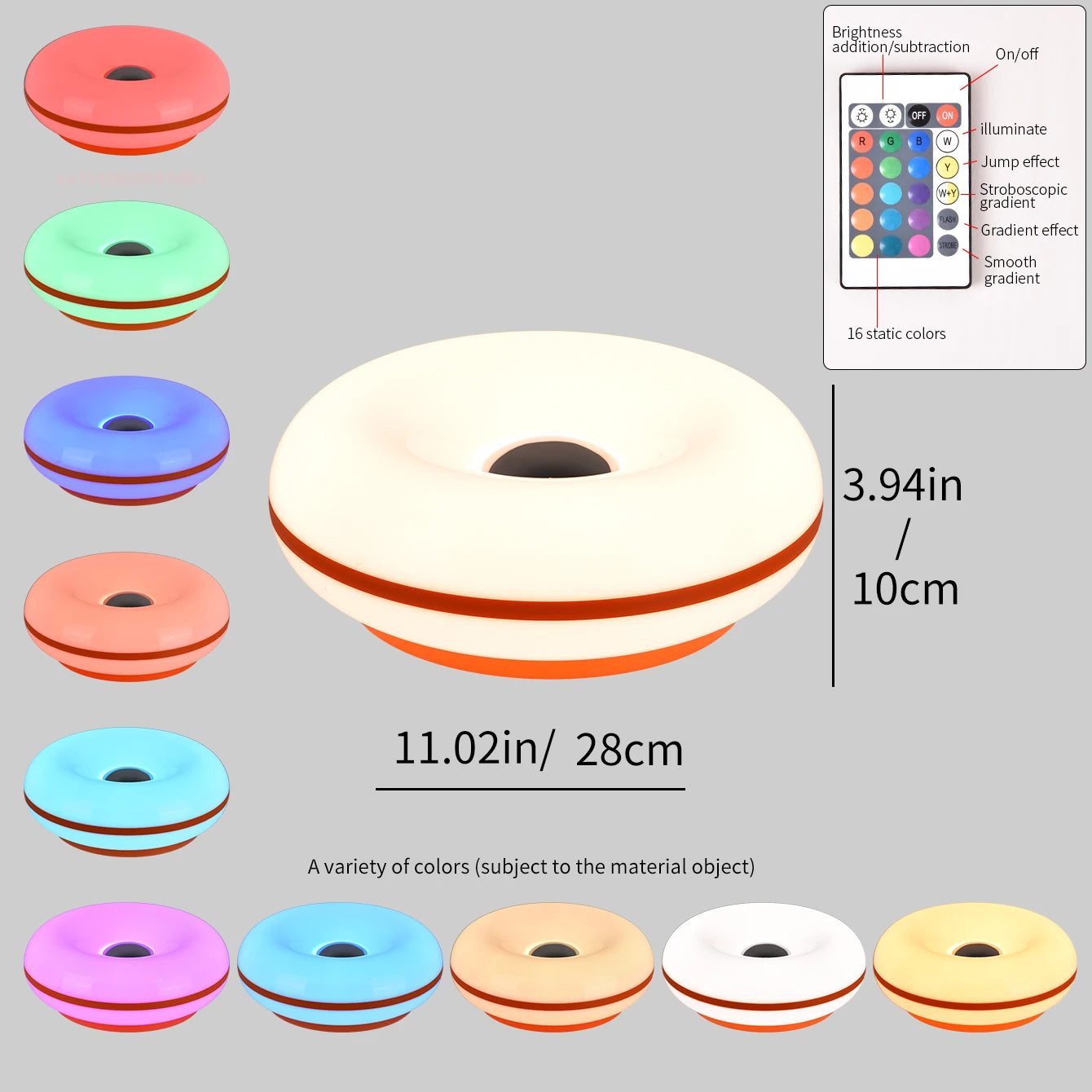 Lampe "Donut" – Veilleuse Design aux Courbes Circulaires Mes Luminaires