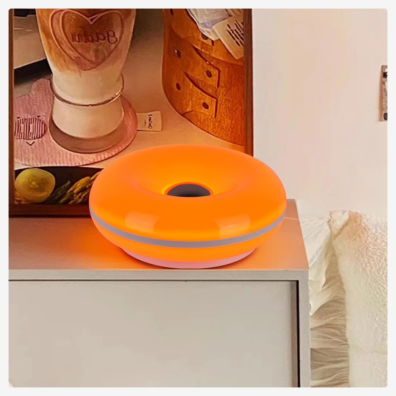 Lampe "Donut" – Veilleuse Design aux Courbes Circulaires Mes Luminaires