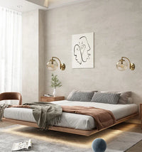 Lampe Murale Design Globe en Verre Nervuré Mes Luminaires