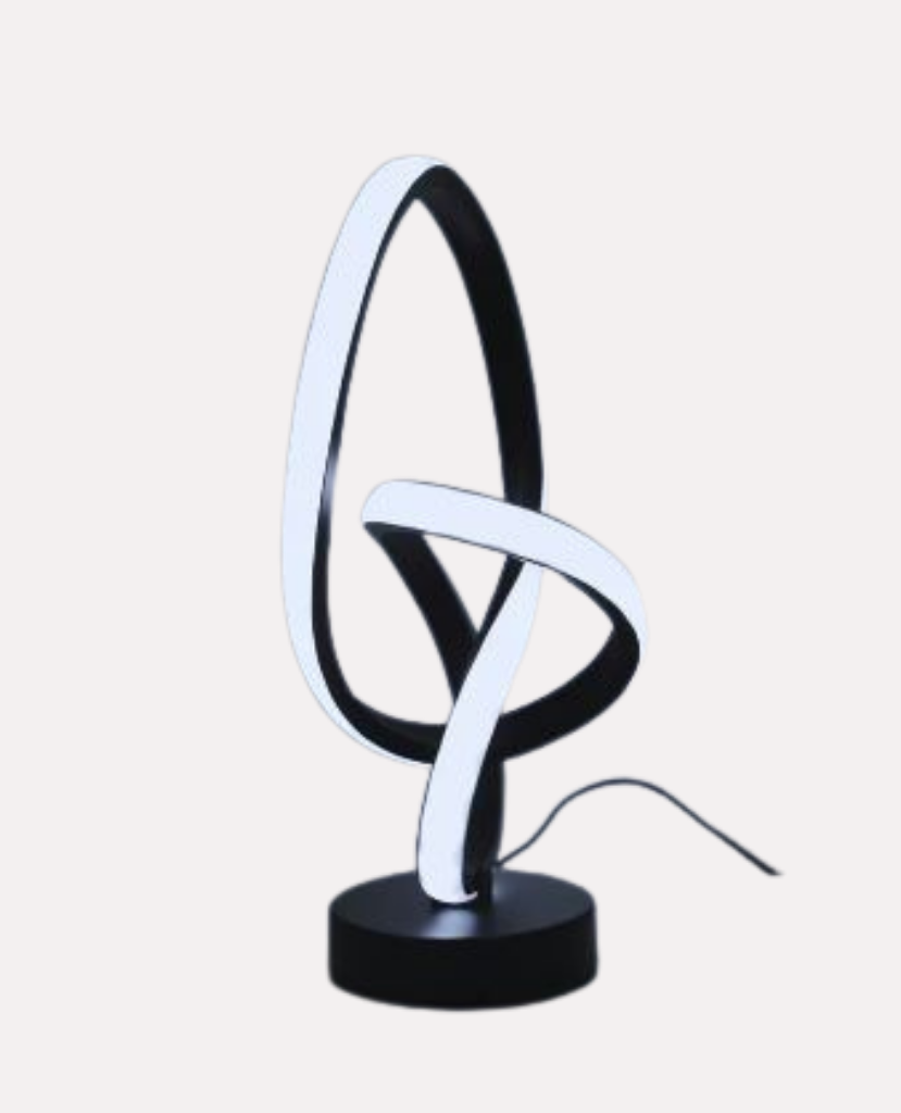Lampe "Nœud Lumineux" – Sculpture LED Moderne en Spirale Mes Luminaires