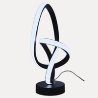 Lampe "Nœud Lumineux" – Sculpture LED Moderne en Spirale Mes Luminaires