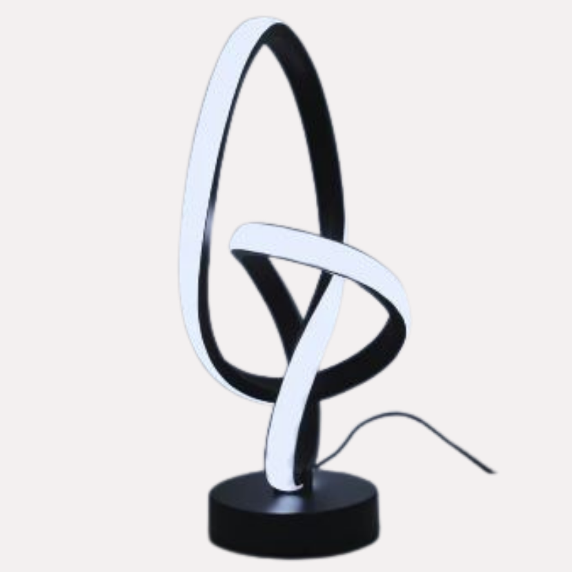 Lampe "Nœud Lumineux" – Sculpture LED Moderne en Spirale Mes Luminaires