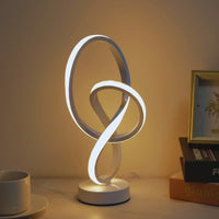 Lampe "Nœud Lumineux" – Sculpture LED Moderne en Spirale Mes Luminaires