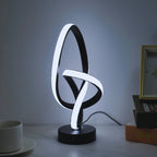 Lampe "Nœud Lumineux" – Sculpture LED Moderne en Spirale Mes Luminaires
