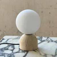 Lampe de table Alia - Moderne en marbre et verre