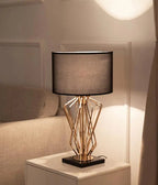 Luminaire "Arcadia" – Lampe à Poser aux Lignes Courbes et Finition Or Mes Luminaires