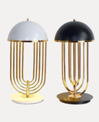 Luminaire "Arcadia" – Lampe à Poser aux Lignes Courbes et Finition Or Mes Luminaires