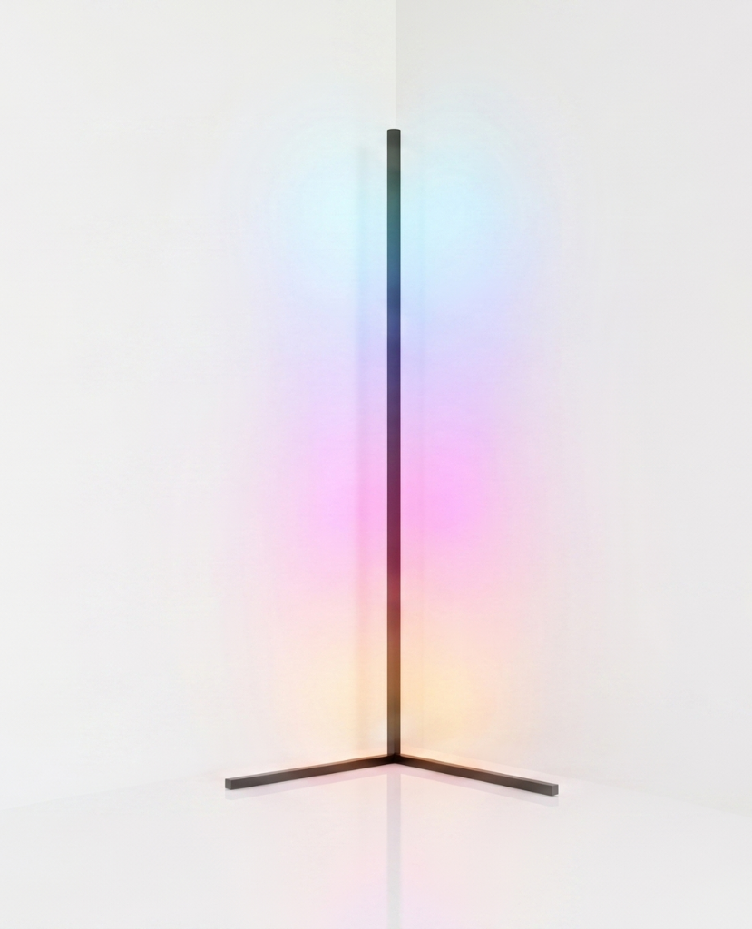 Luminaire d'Angle "Prisme RGB" – Éclairage LED Minimaliste Connecté Mes Luminaires
