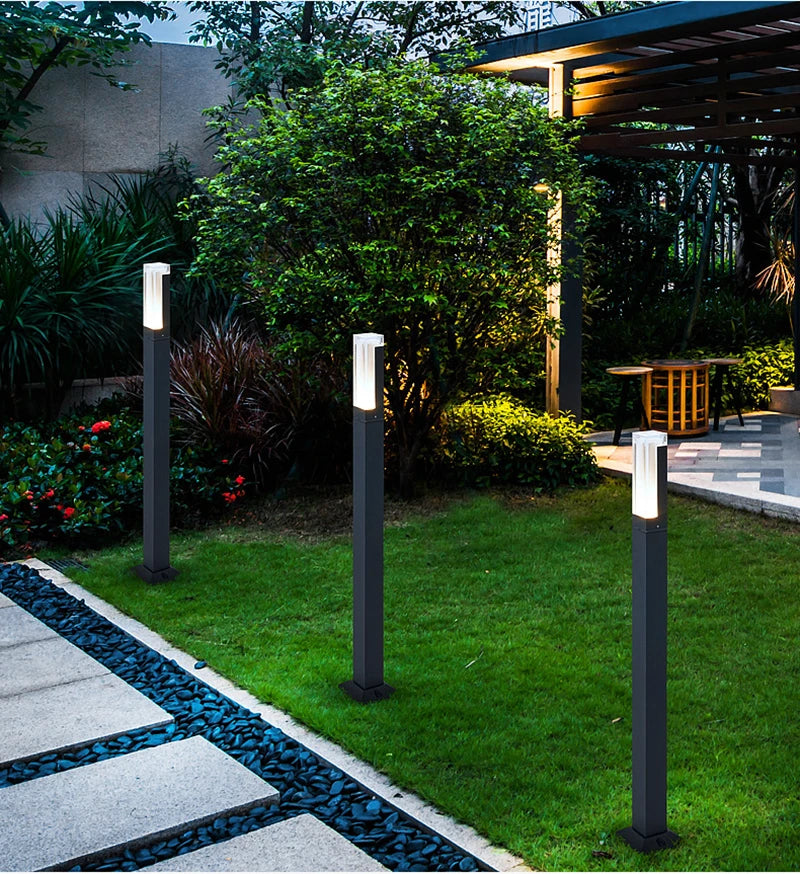 Luminaire de Balisage Jardin – Borne Rectiligne LED Étanche Mes Luminaires