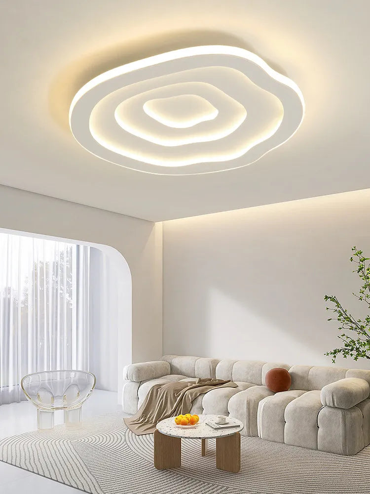 Luminaire de Plafond Design Ondulé – LED Intégrée Mes Luminaires